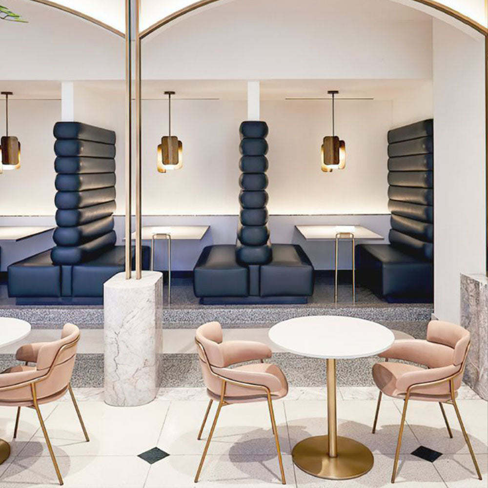 HUALIN Luxury restaurant hotel sofa booth customization