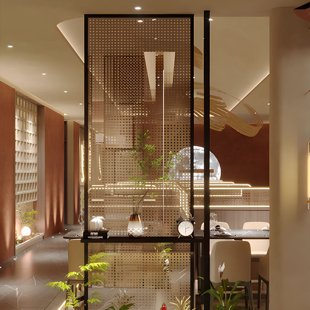 HUALIN Modern style hotel restaurant partition decorative screen dining area separation beautification