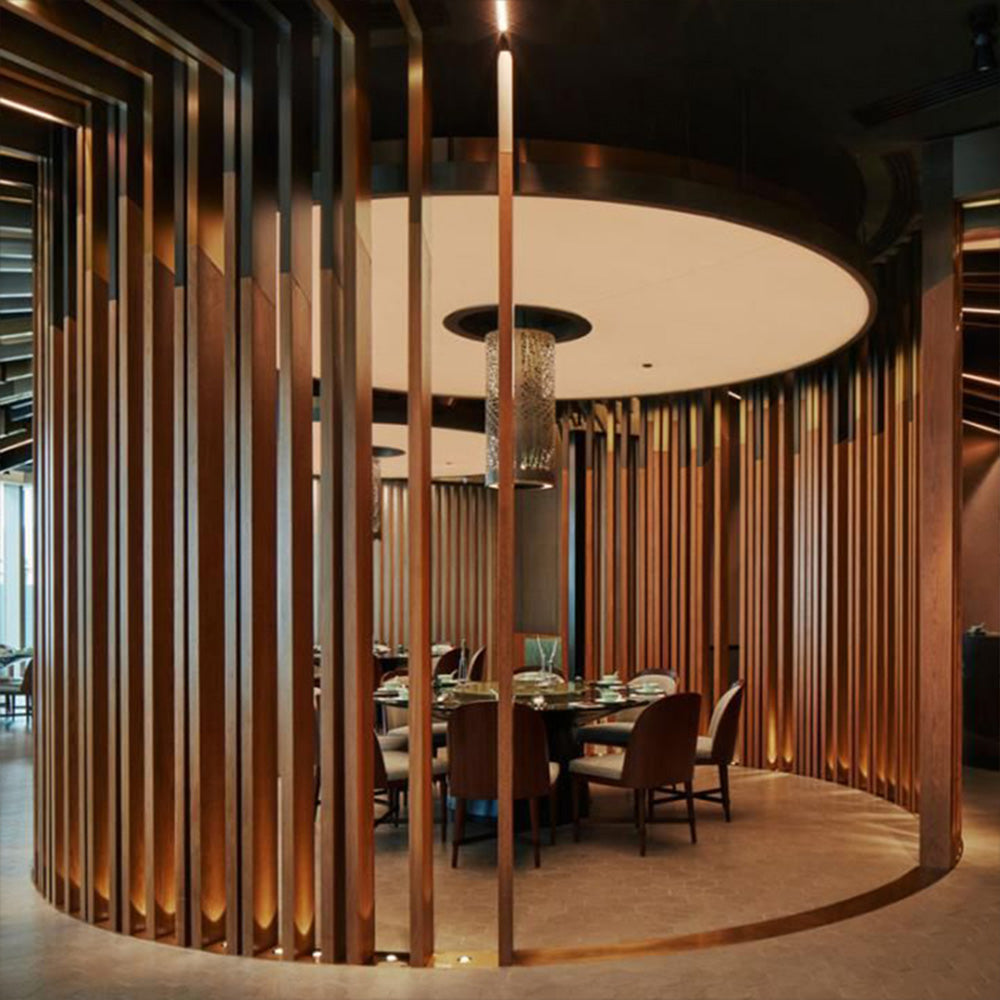 HUALIN Modern style hotel restaurant partition decorative screen dining area separation beautification