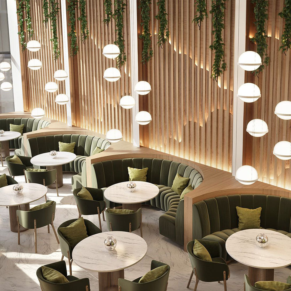 HUALIN Luxury restaurant hotel sofa booth customization