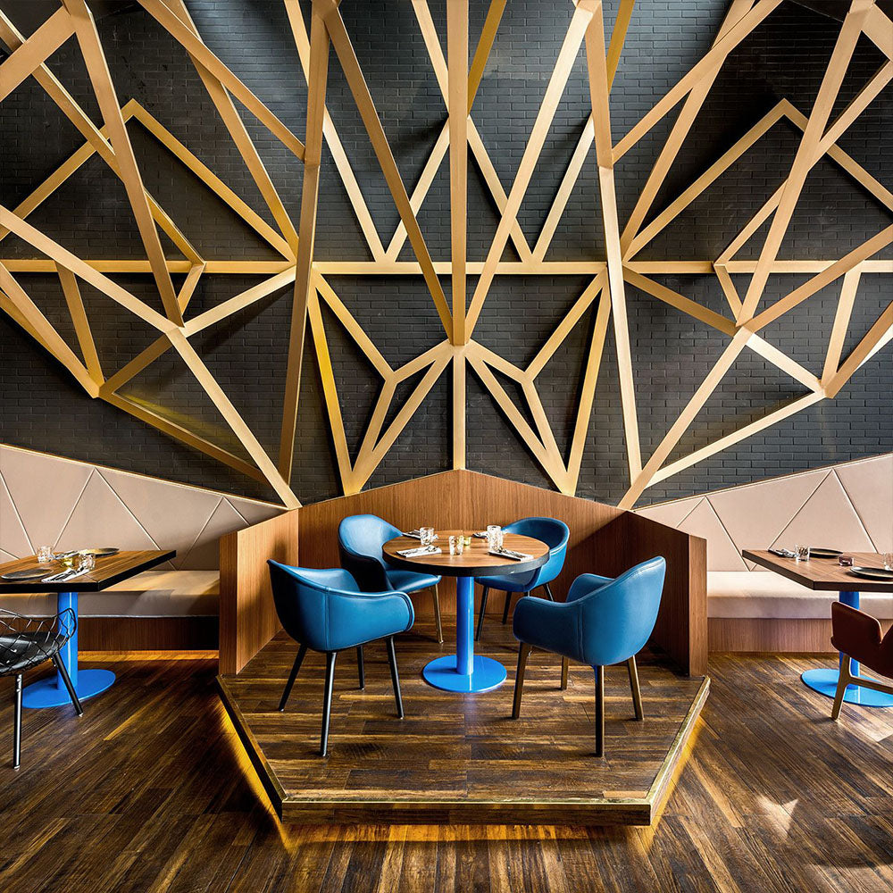 HUALIN Modern style hotel restaurant partition decorative screen dining area separation beautification