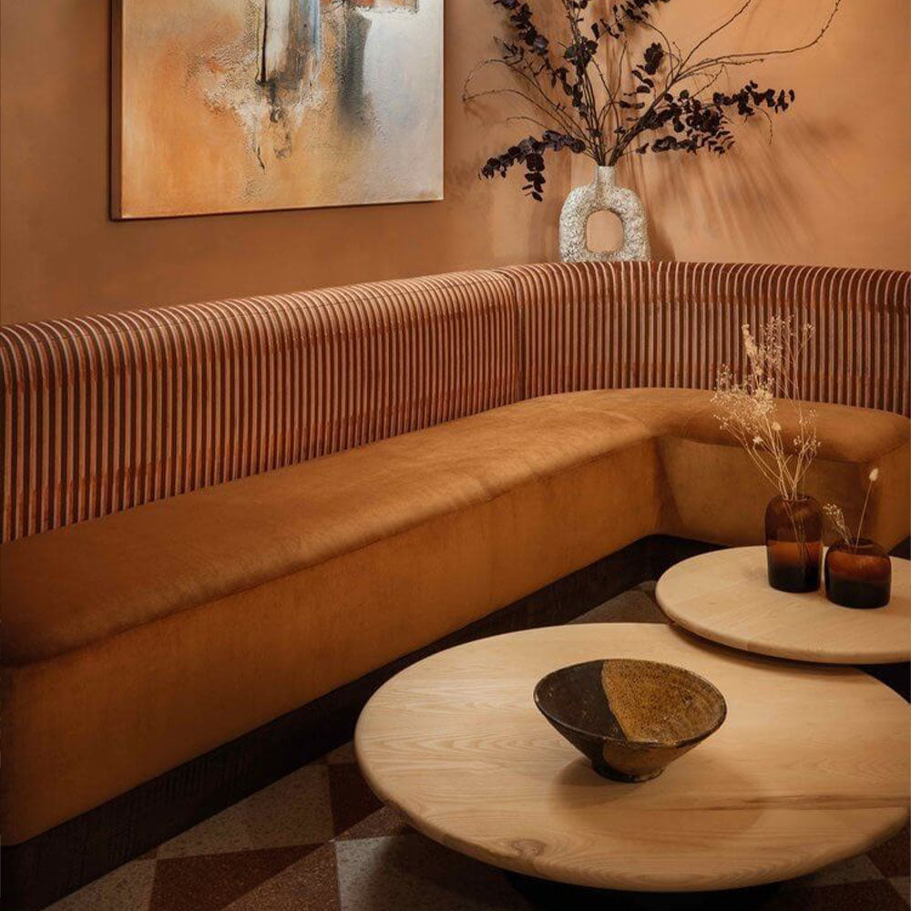 HUALIN Luxury restaurant hotel sofa booth customization