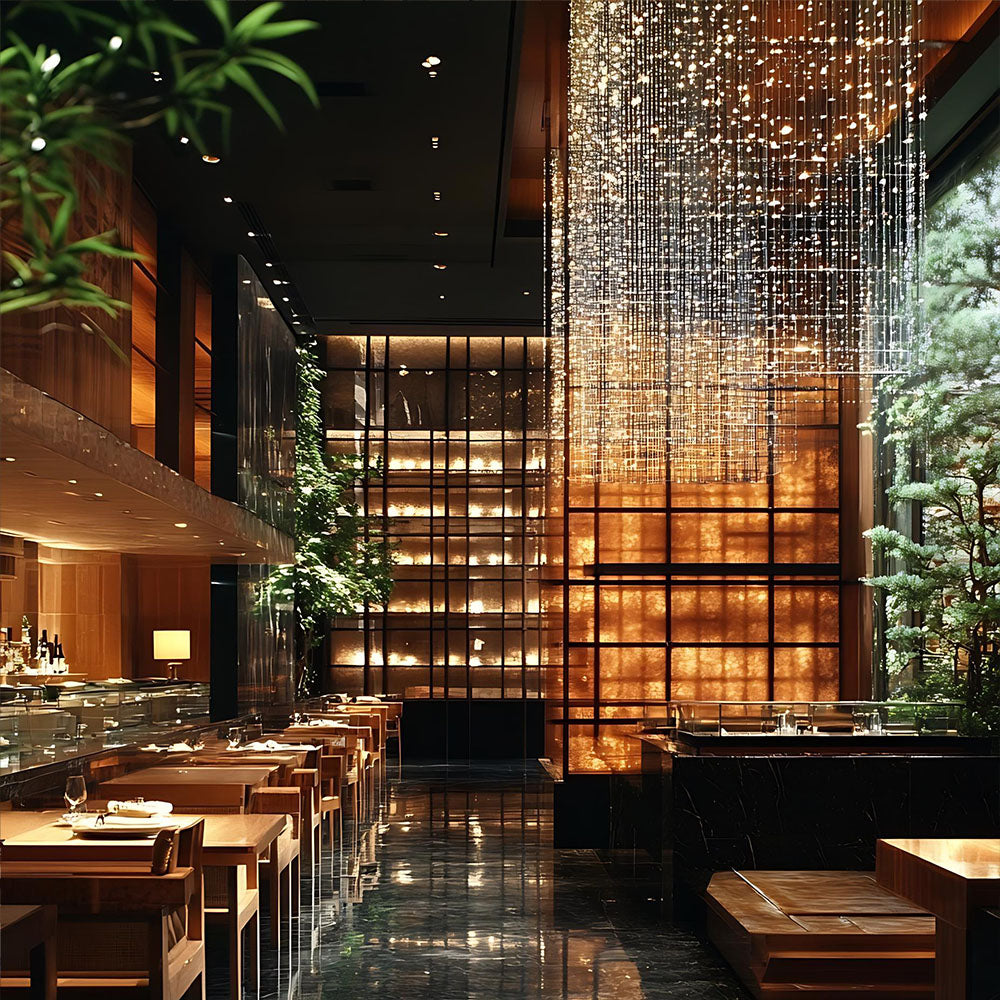 HUALIN Modern style hotel restaurant partition decorative screen dining area separation beautification