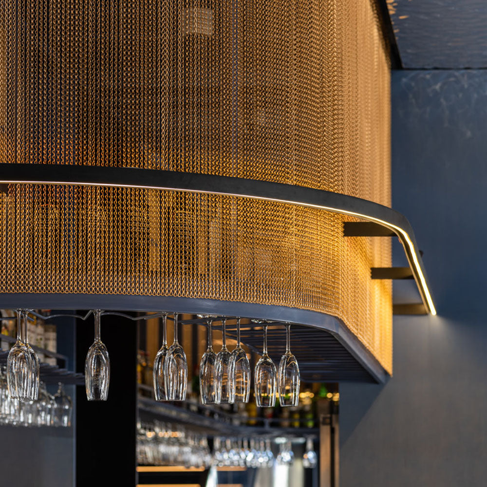 HUALIN Modern style hotel restaurant partition decorative screen dining area separation beautification