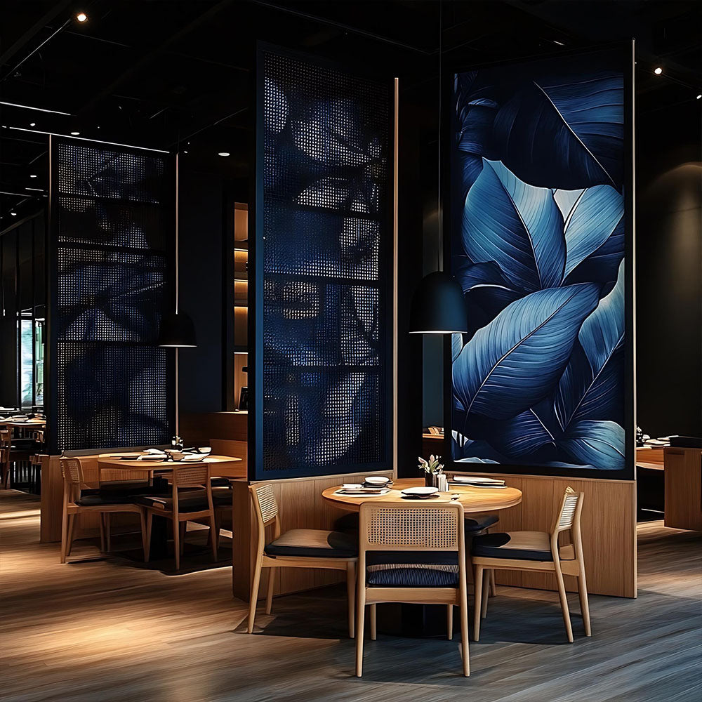 HUALIN Modern style hotel restaurant partition decorative screen dining area separation beautification