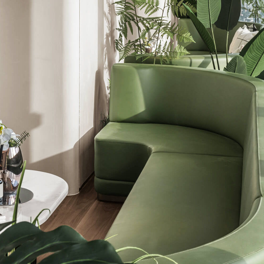 HUALIN Luxury restaurant hotel sofa booth customization