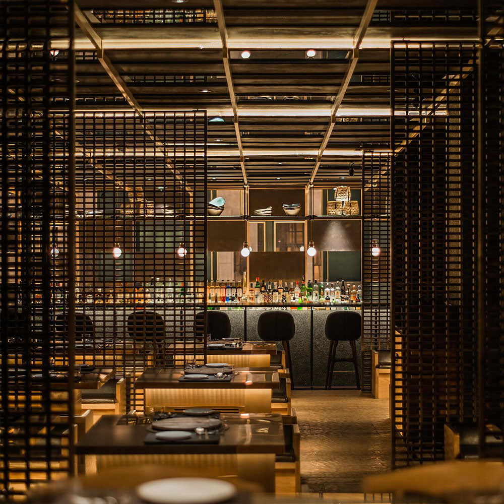 HUALIN Modern style hotel restaurant partition decorative screen dining area separation beautification