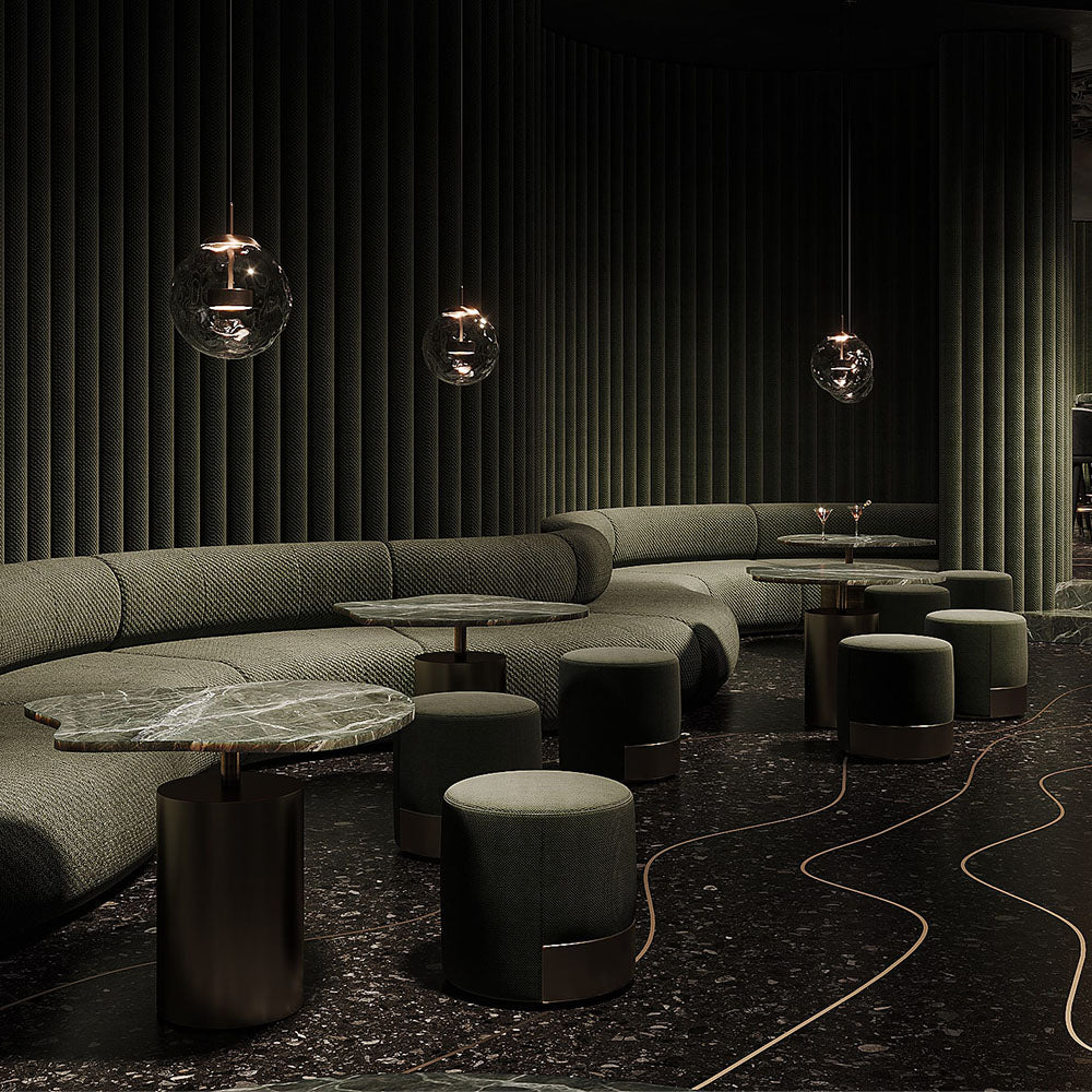 HUALIN Luxury restaurant hotel sofa booth customization