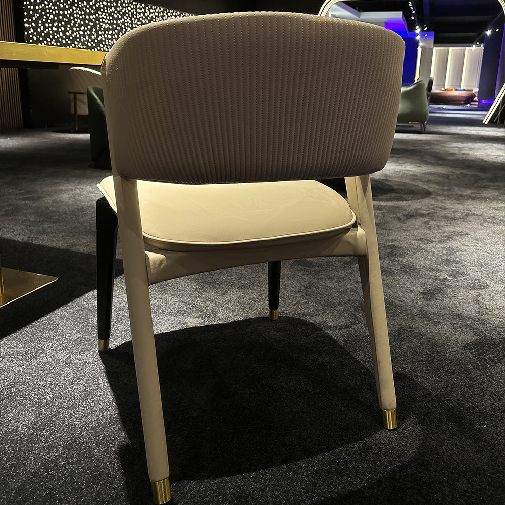 HUALIN Modern style theme restaurant luxury marble dining table with stainless steel legs, customizable size and color