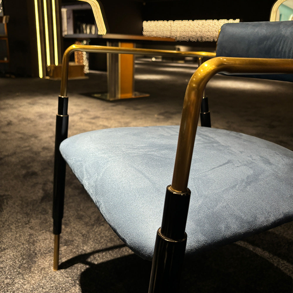 HUALIN Modern style theme restaurant luxury marble dining table with stainless steel legs, customizable size and color