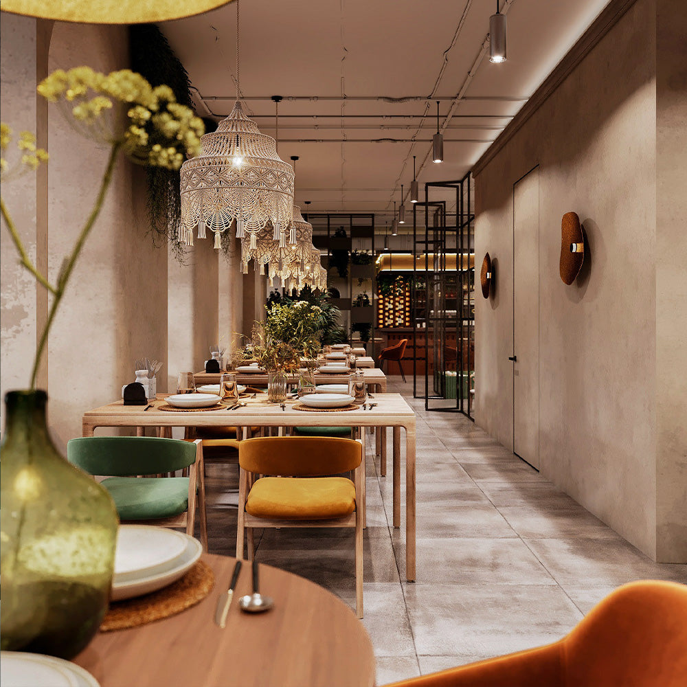 HUALIN Luxurious sintered stone dining tables, solid wood dining tables, dining chairs and comfortable booths. Customizable materials, colors and sizes