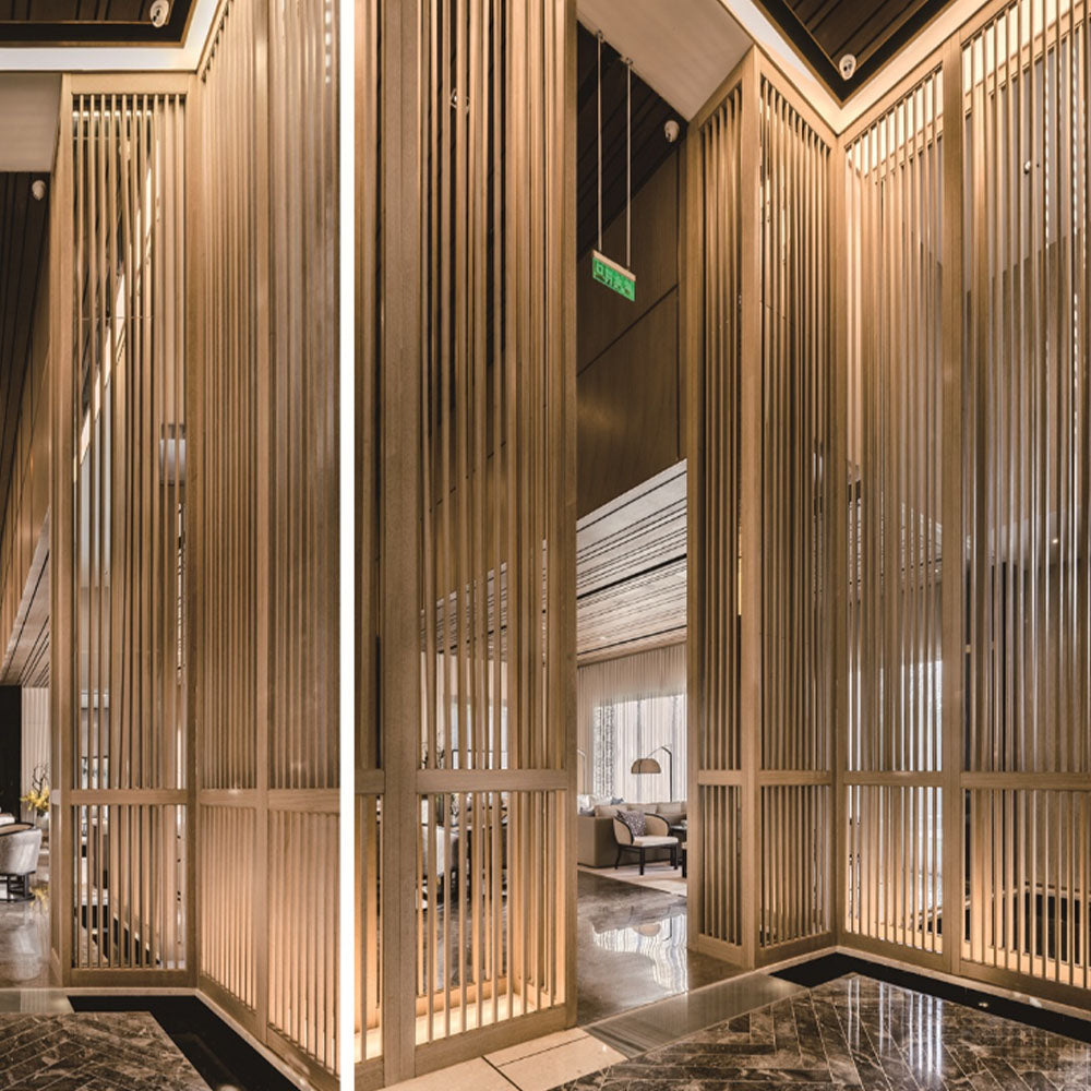 HUALIN Modern style hotel restaurant partition decorative screen dining area separation beautification