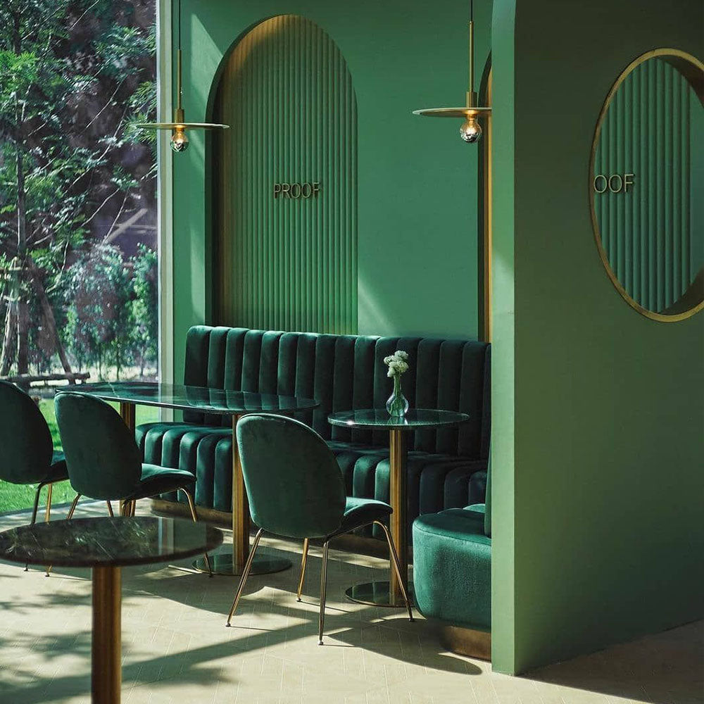 HUALIN Luxury restaurant hotel sofa booth customization