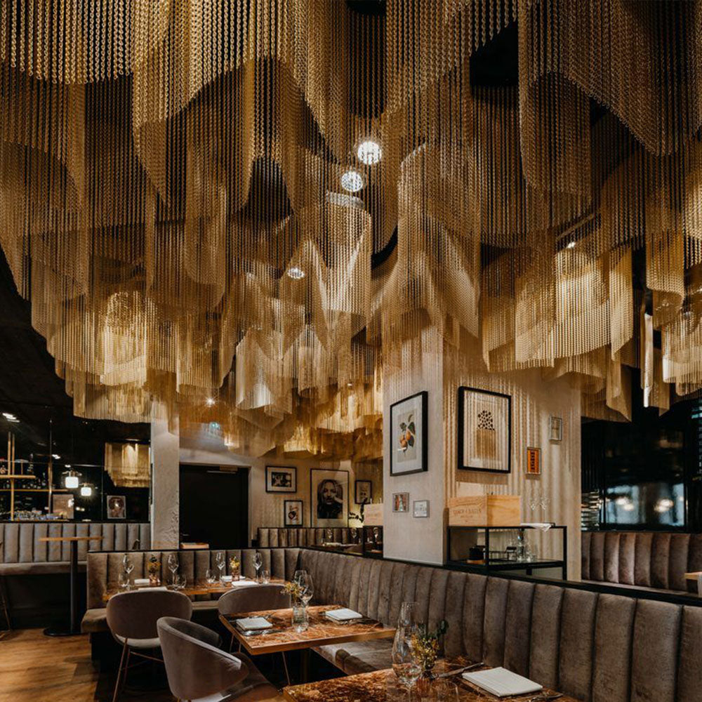 HUALIN Modern style hotel restaurant partition decorative screen dining area separation beautification