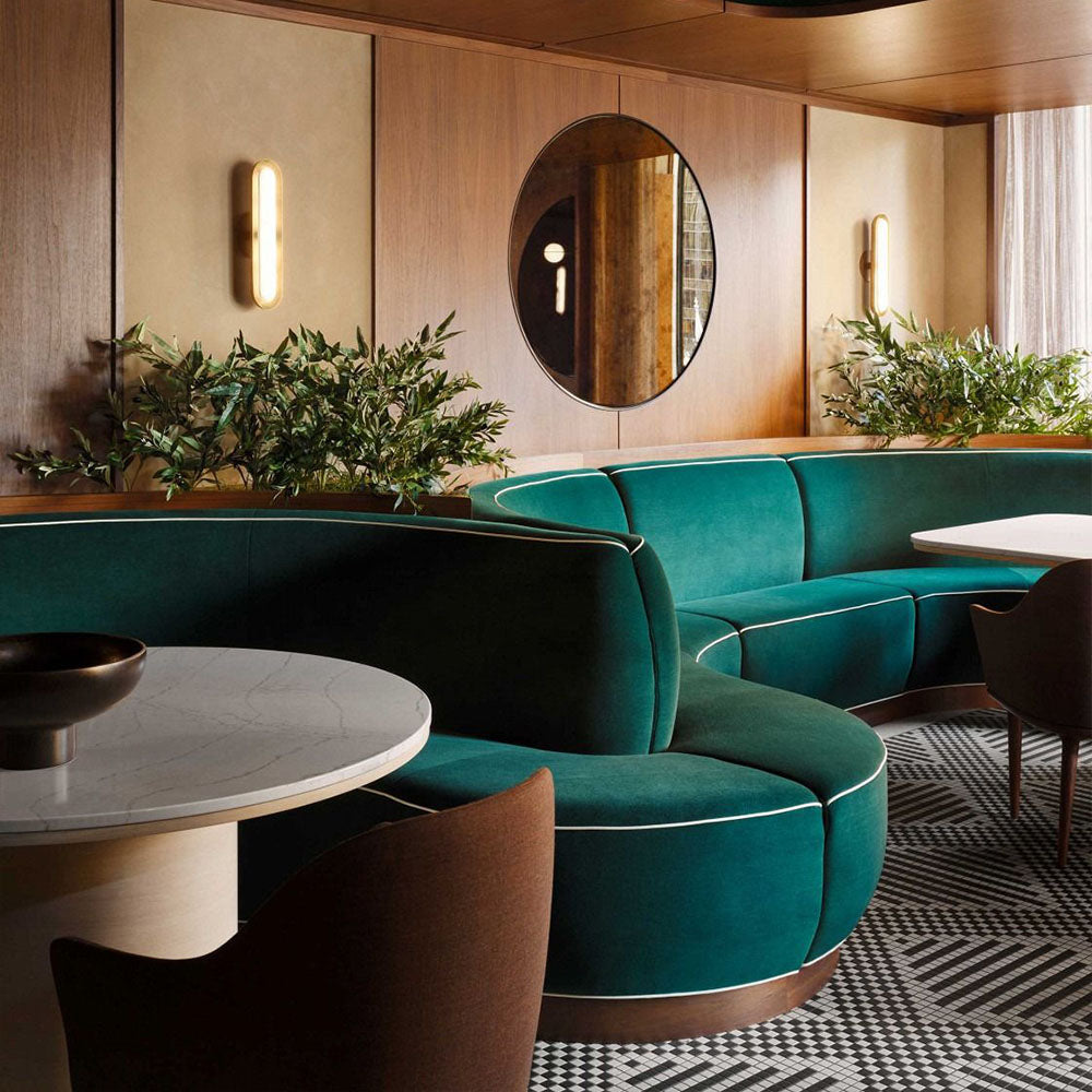 HUALIN Luxury restaurant hotel sofa booth customization