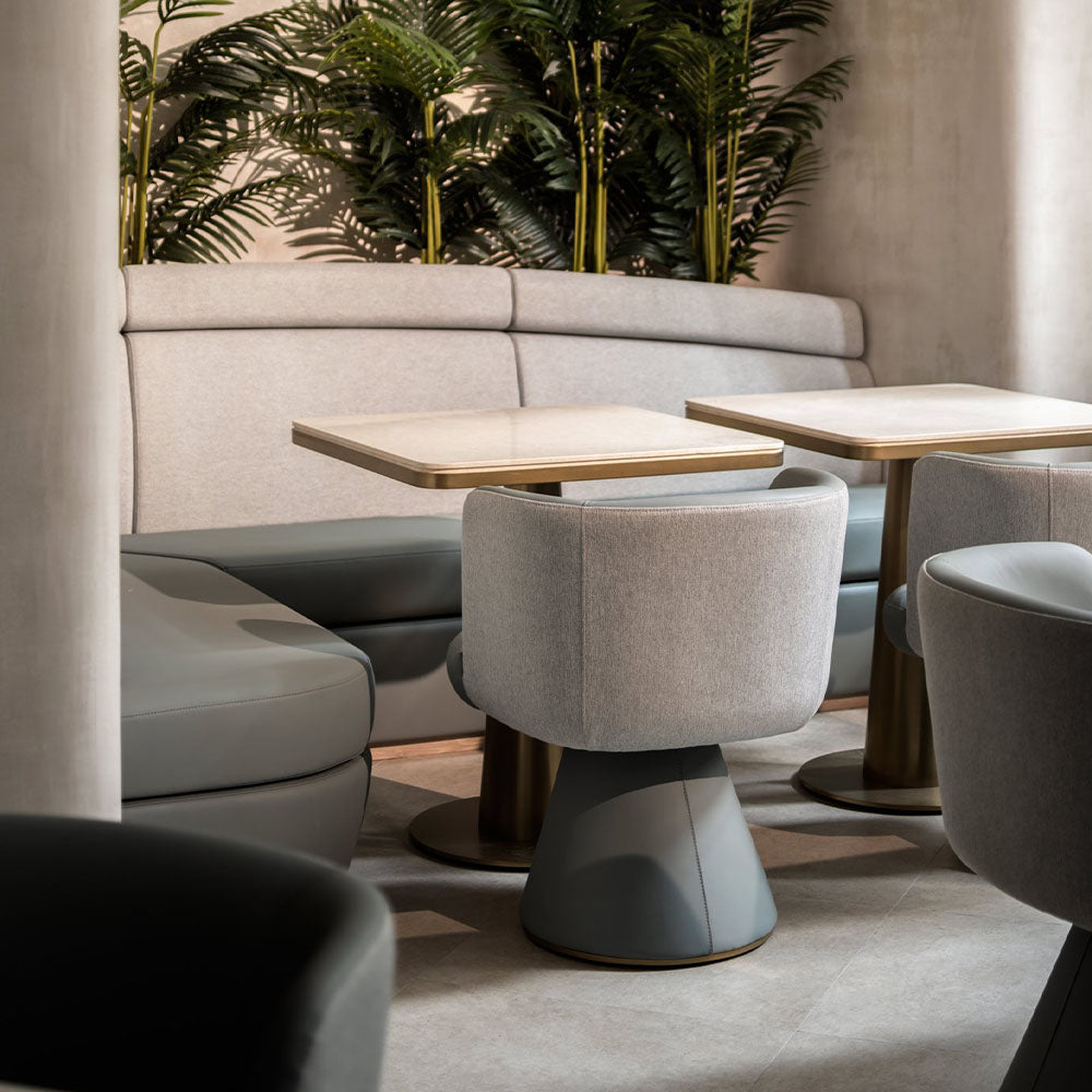 HUALIN Luxury restaurant hotel sofa booth customization