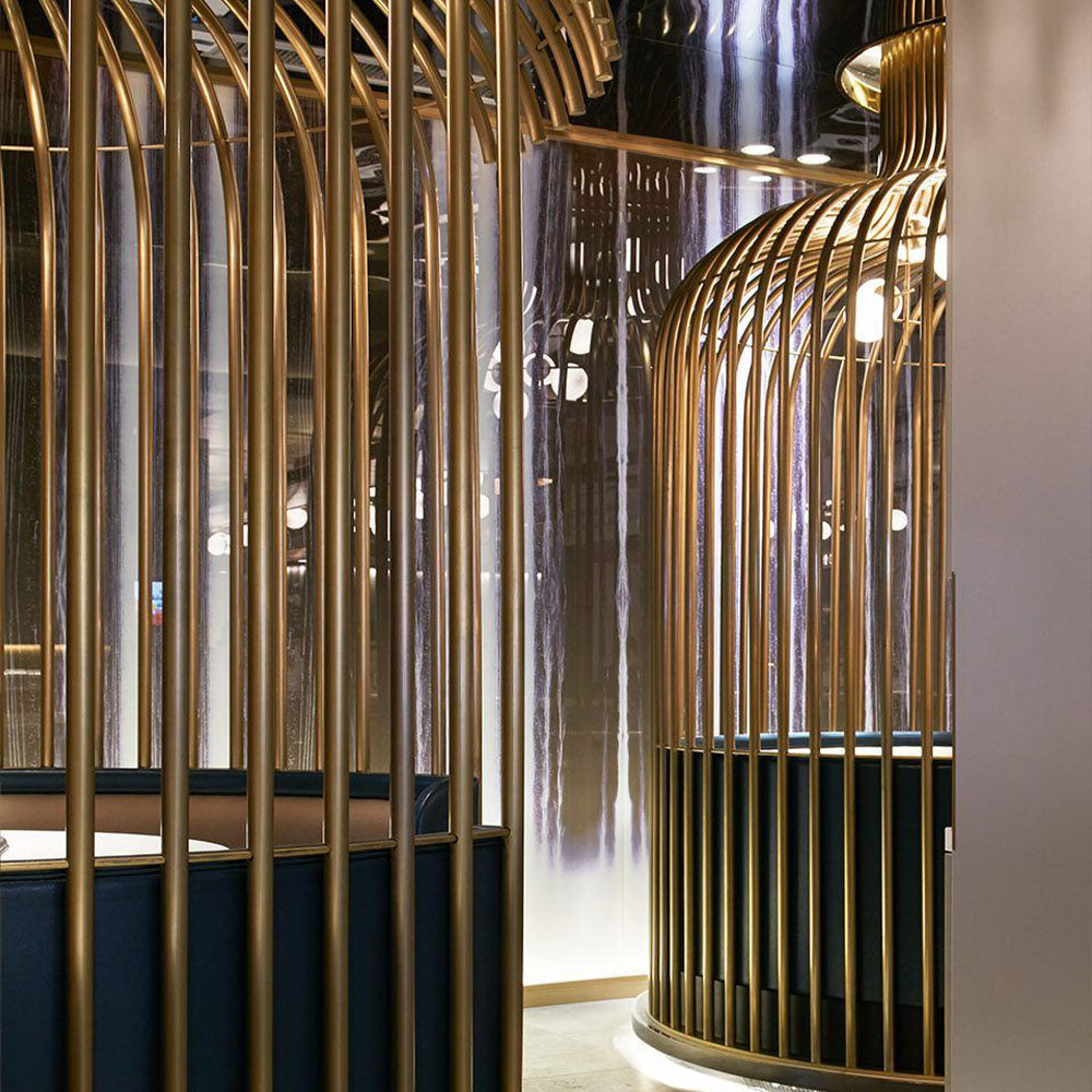 HUALIN Modern style hotel restaurant partition decorative screen dining area separation beautification