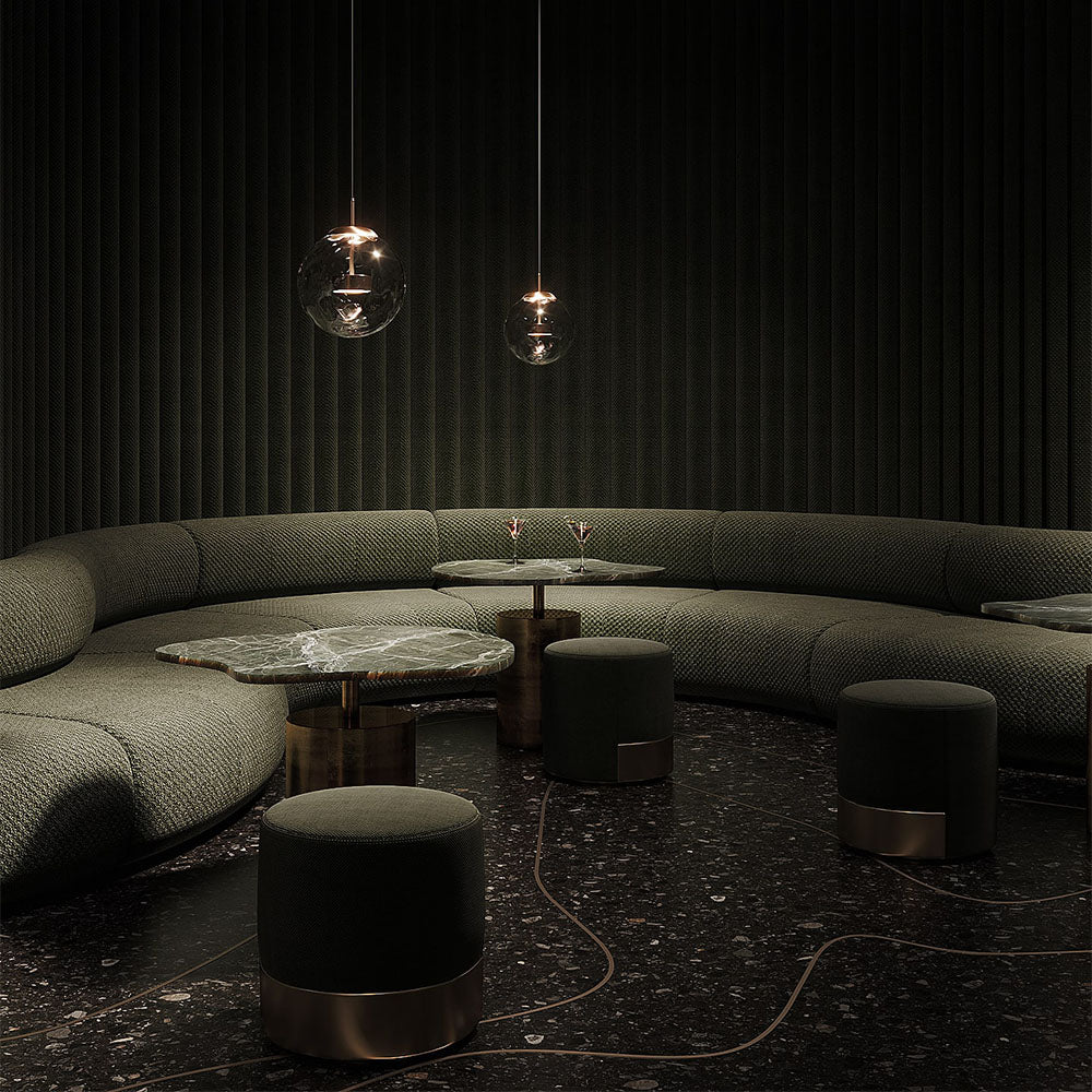 HUALIN Luxury restaurant hotel sofa booth customization