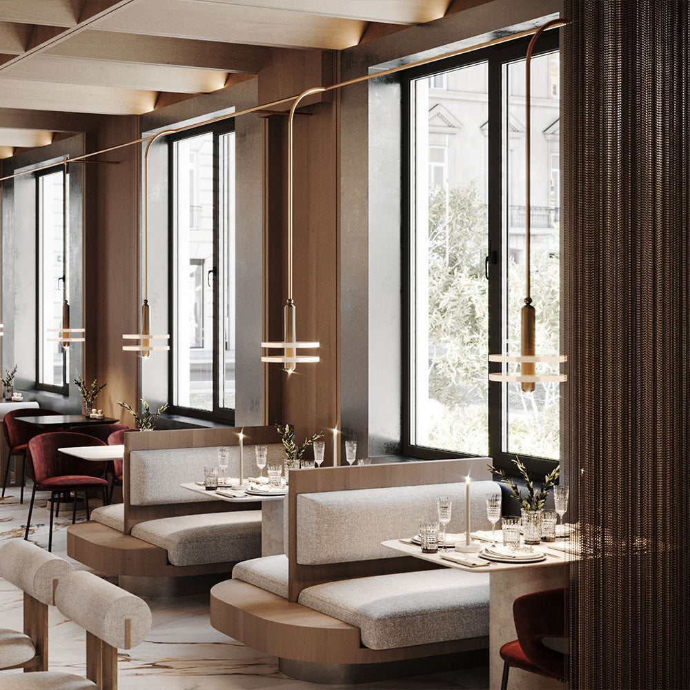 HUALIN Luxury restaurant hotel sofa booth customization