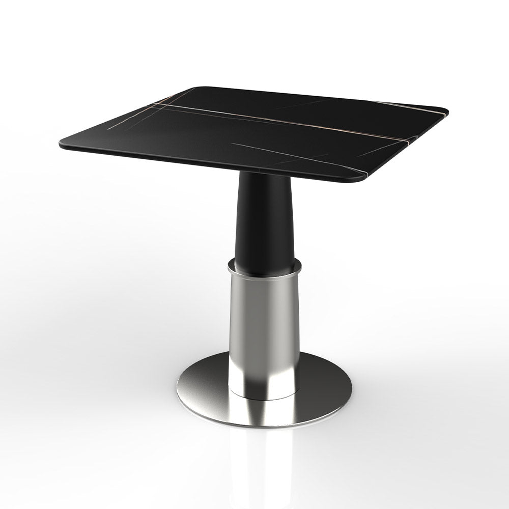 HUALIN Luxurious sintered stone dining tables, solid wood dining tables, dining chairs and comfortable booths. Customizable materials, colors and sizes
