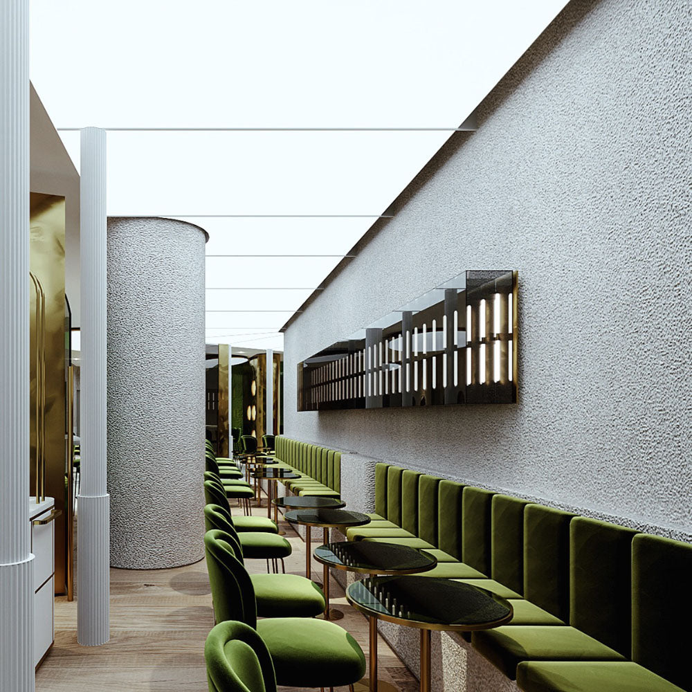HUALIN Luxury restaurant hotel sofa booth customization