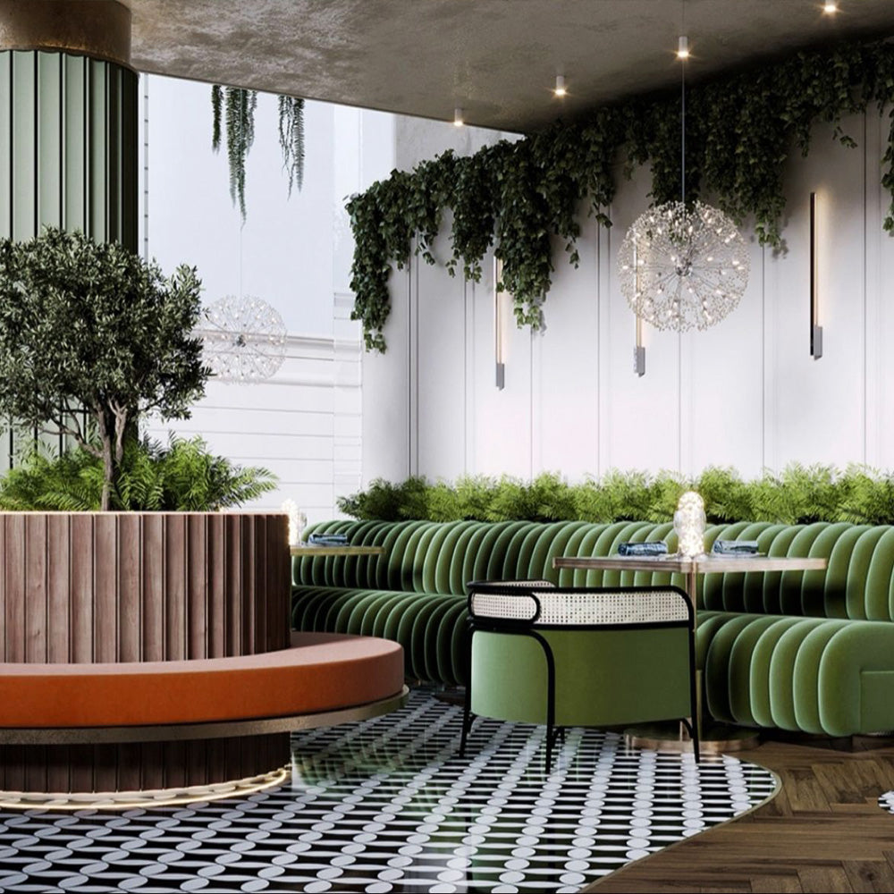 HUALIN Luxurious sintered stone dining tables, solid wood dining tables, dining chairs and comfortable booths. Customizable materials, colors and sizes
