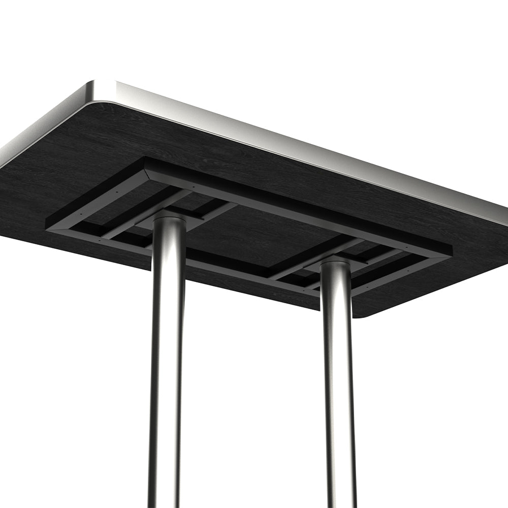 HUALIN Restaurant luxury sintered stone dining table with comfortable chairs, customizable material, color and size