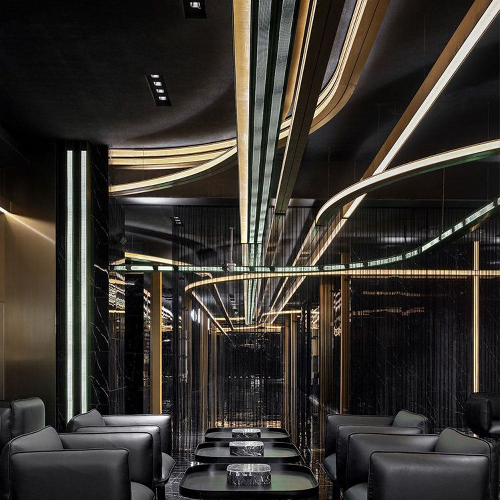 HUALIN Modern style hotel restaurant partition decorative screen dining area separation beautification