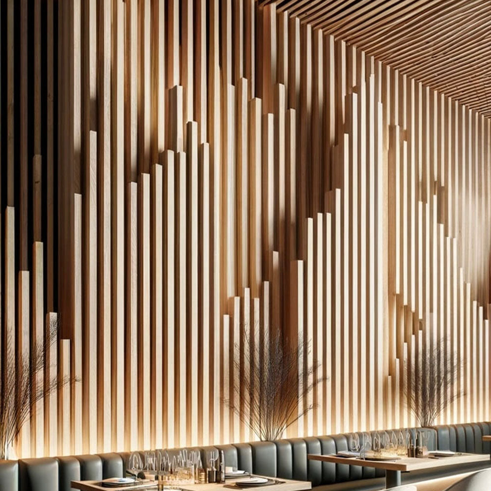 HUALIN Modern style hotel restaurant partition decorative screen dining area separation beautification