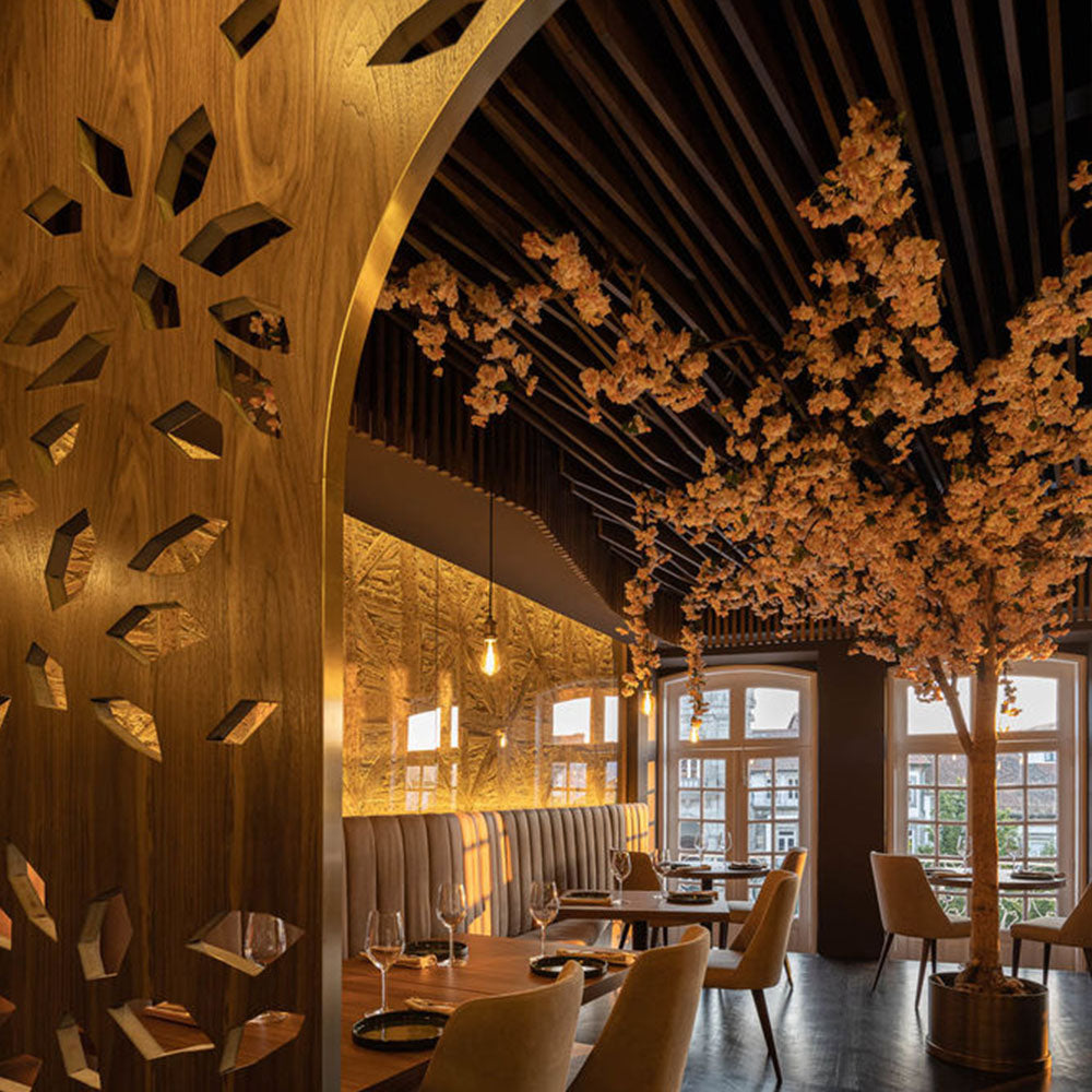 HUALIN Modern style hotel restaurant partition decorative screen dining area separation beautification