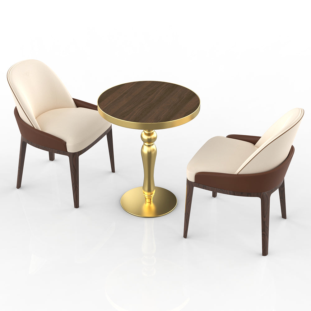 HUALIN Restaurant luxury sintered stone dining table with comfortable chairs, customizable material, color and size