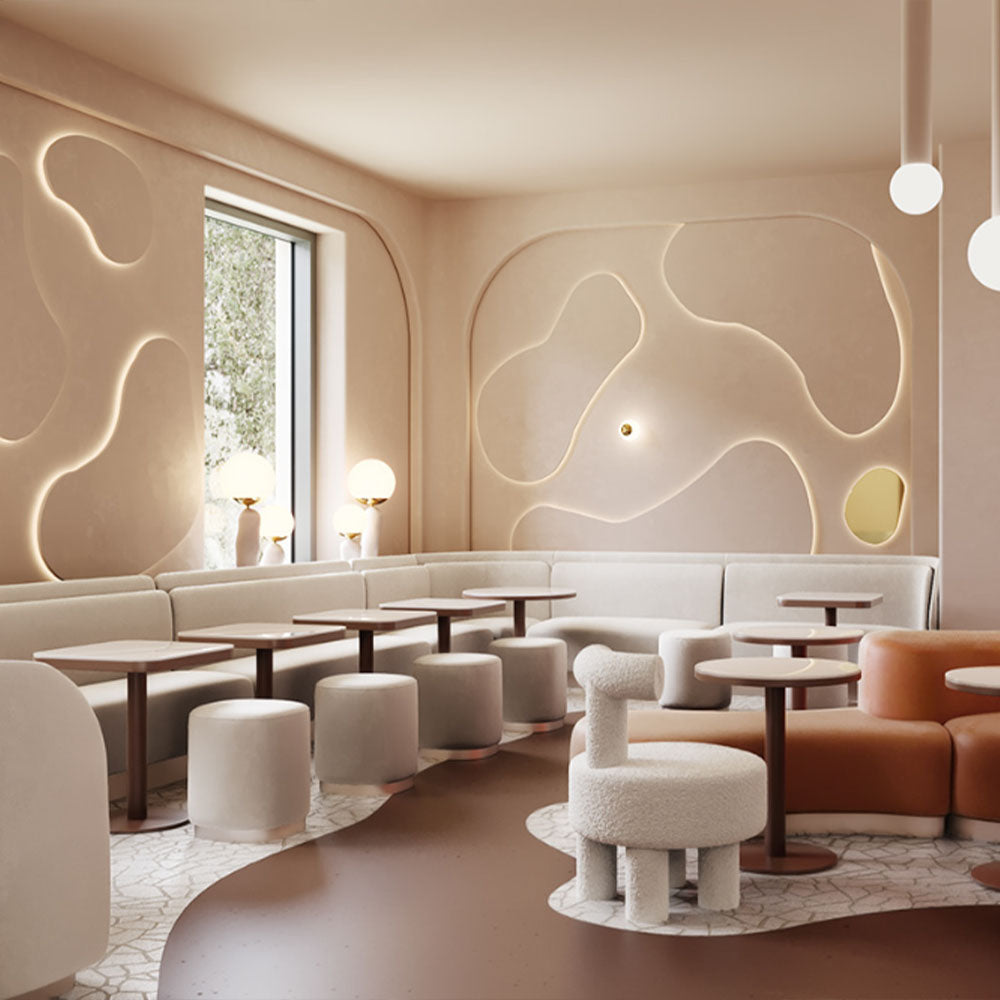 HUALIN Luxury restaurant hotel sofa booth customization