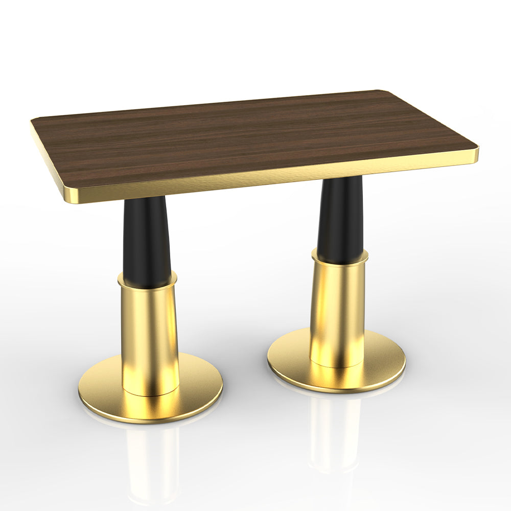 HUALIN Restaurant luxury sintered stone ceramic dining table with comfortable chair