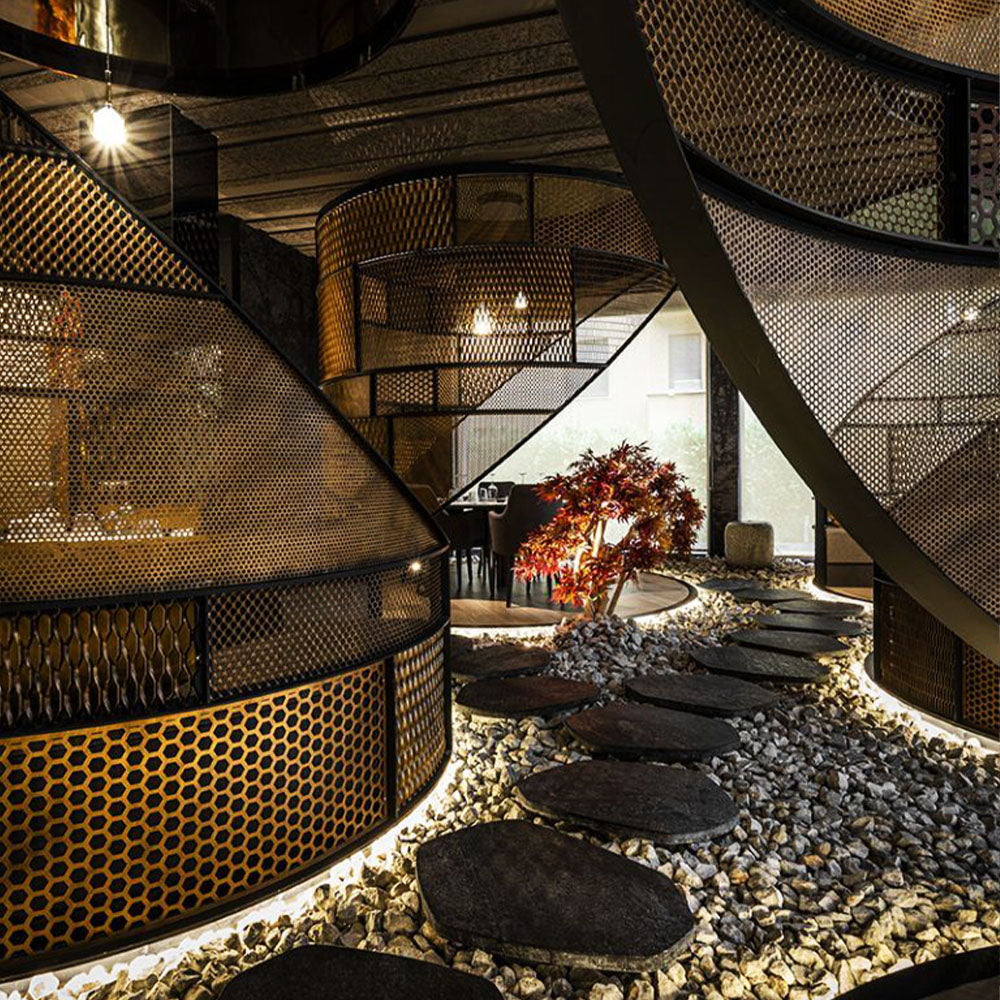 HUALIN Modern style hotel restaurant partition decorative screen dining area separation beautification
