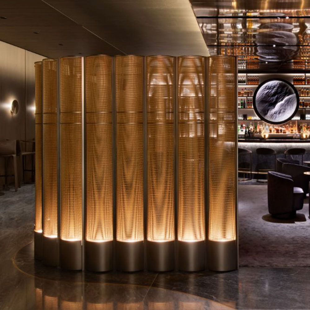 HUALIN Modern style hotel restaurant partition decorative screen dining area separation beautification