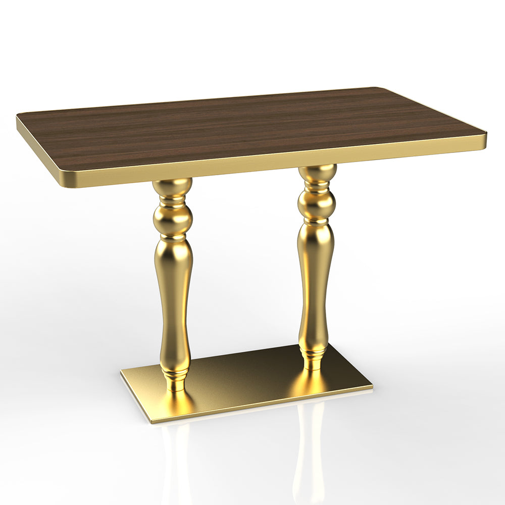HUALIN Restaurant luxury sintered stone dining table with comfortable chairs, customizable material, color and size
