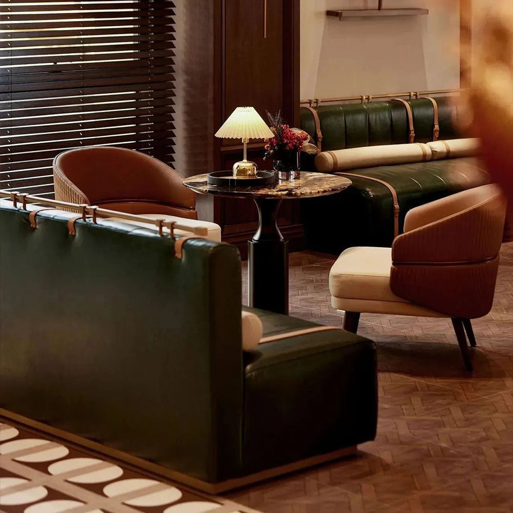 HUALIN Luxury restaurant hotel sofa booth customization