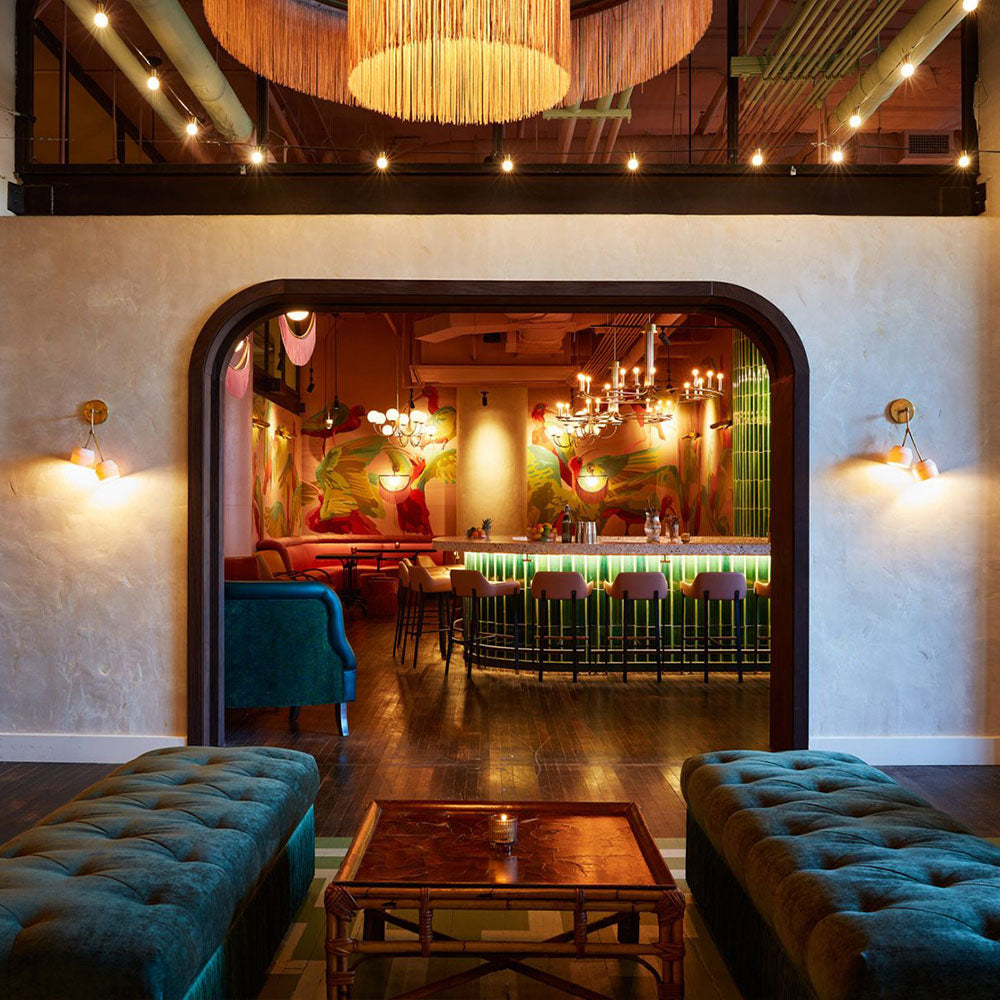 HUALIN Luxury restaurant hotel sofa booth customization