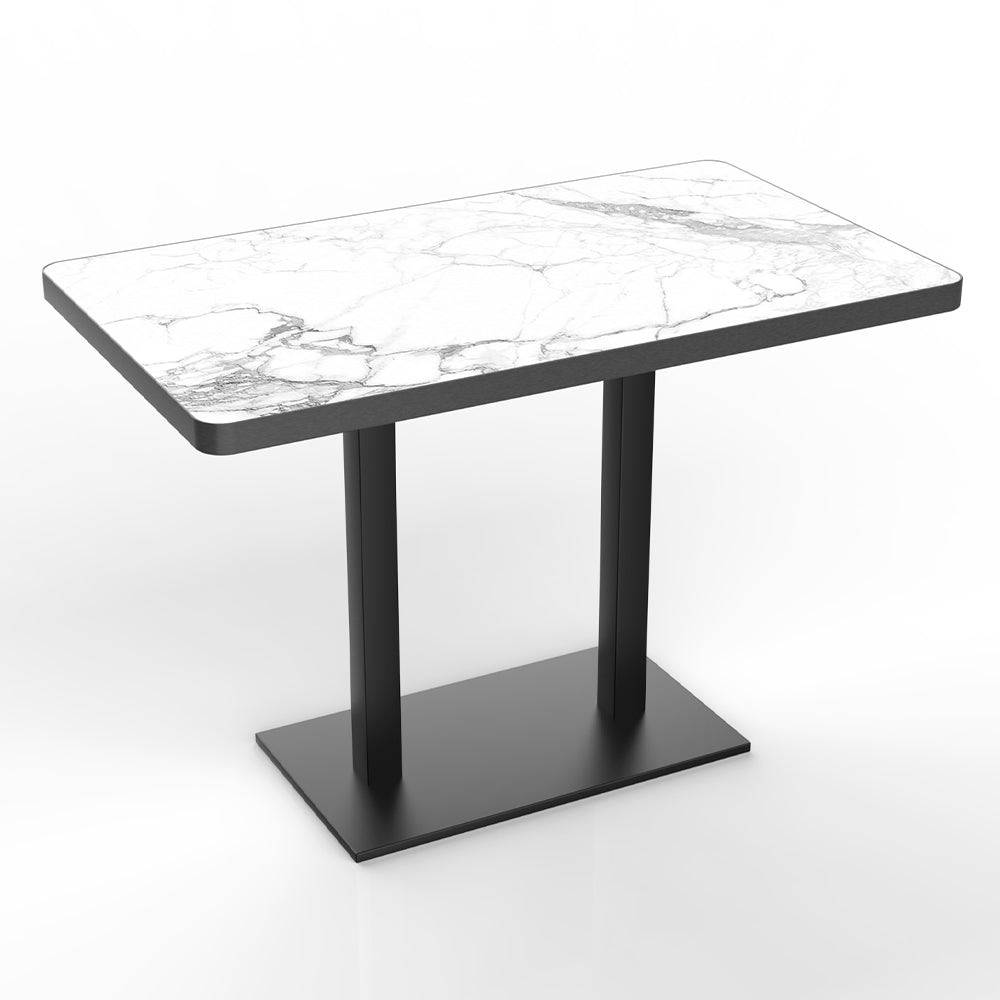 HUALIN Restaurant luxury sintered stone ceramic dining table with comfortable chair