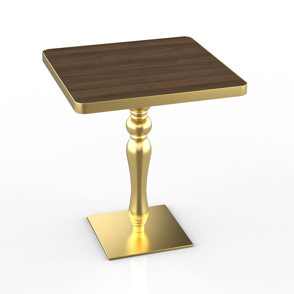 HUALIN Restaurant luxury sintered stone dining table with comfortable chairs, customizable material, color and size
