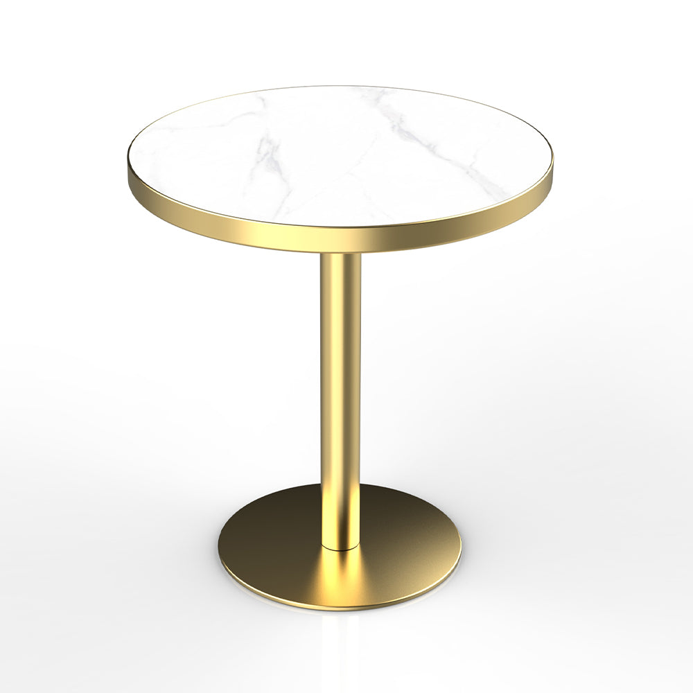 HUALIN Restaurant luxury sintered stone dining table with comfortable chairs, customizable material, color and size