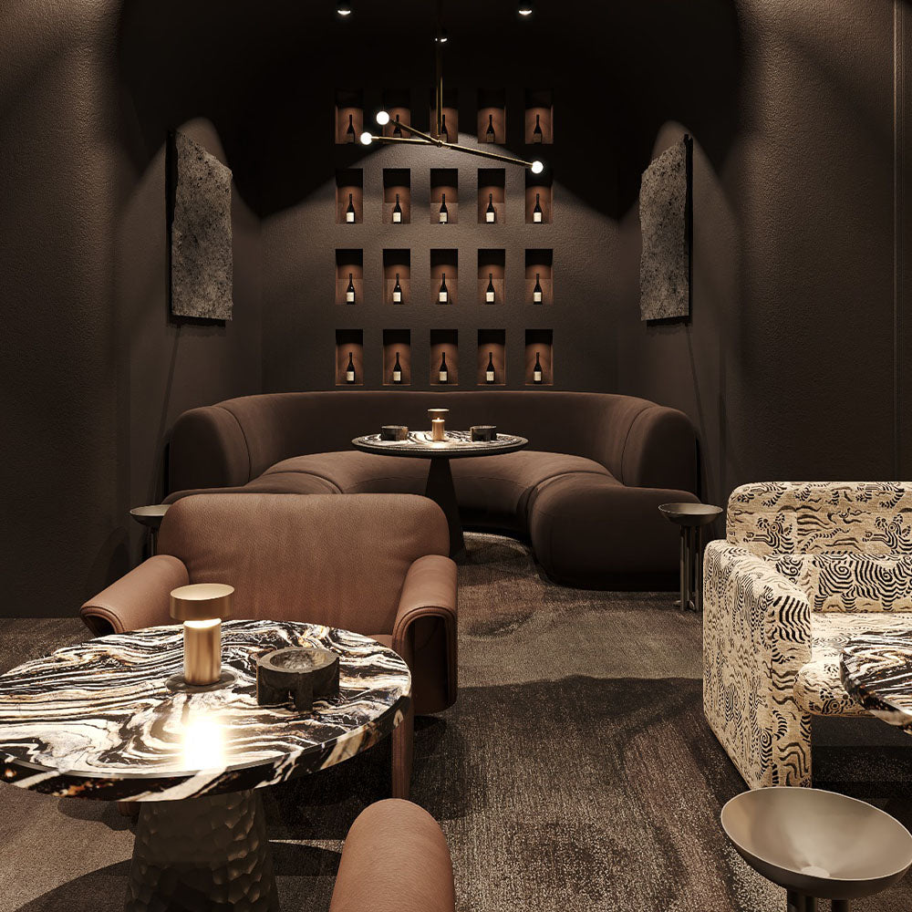 HUALIN Luxury restaurant hotel sofa booth customization