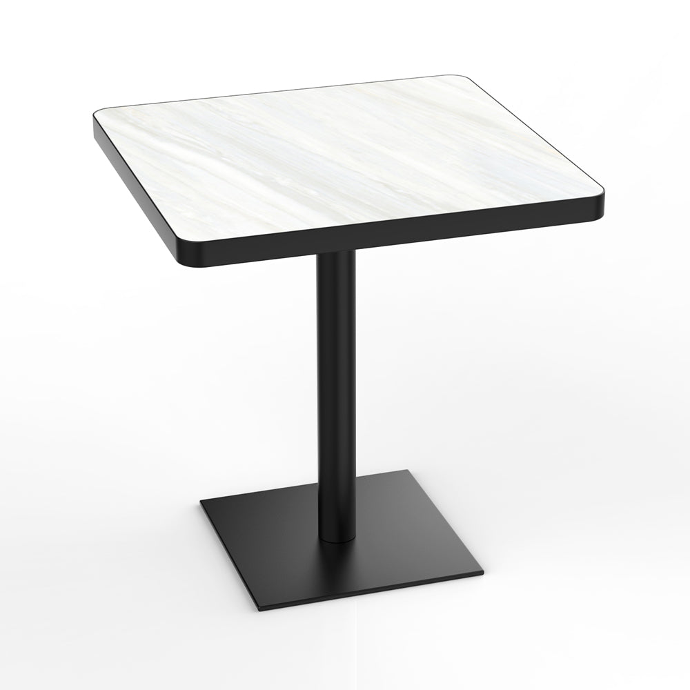 HUALIN Restaurant Luxury Sintered Stone Ceramic Dining Table And Chair Comfortable Booth
