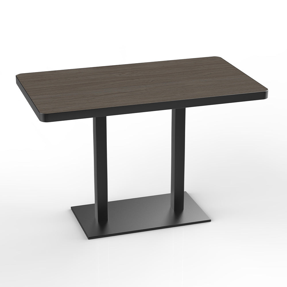 HUALIN Natural style dining room wood grain pattern luxury rock slab dining table sintered stone dining table custom sizes and colors