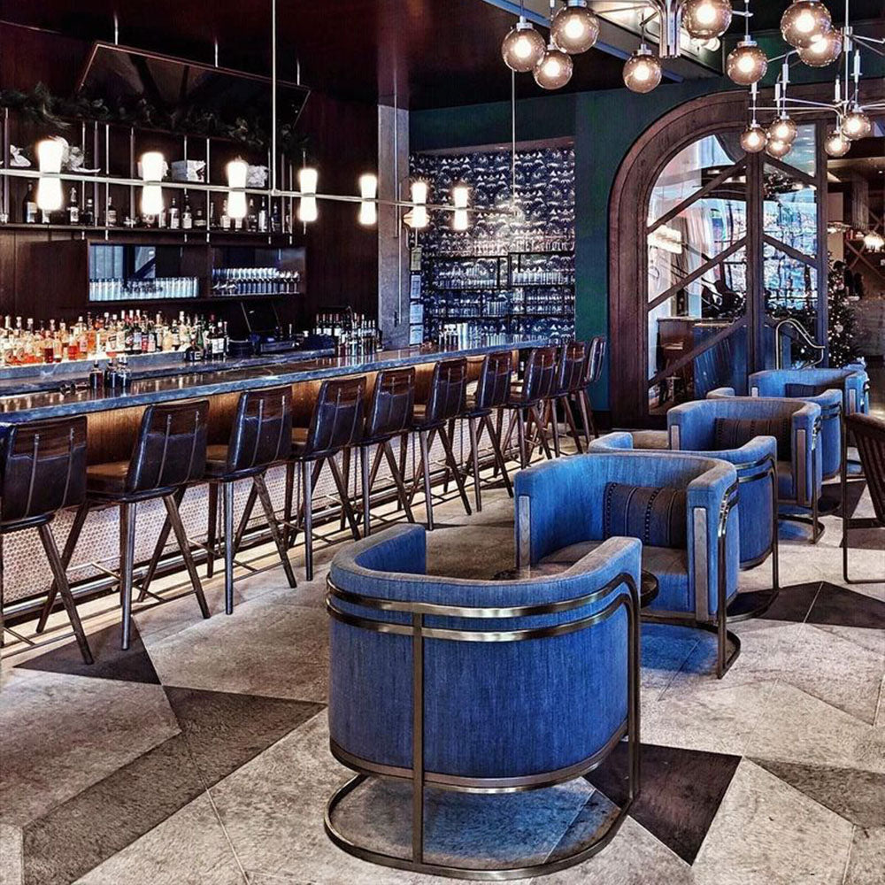 HUALIN Luxury restaurant hotel sofa booth customization