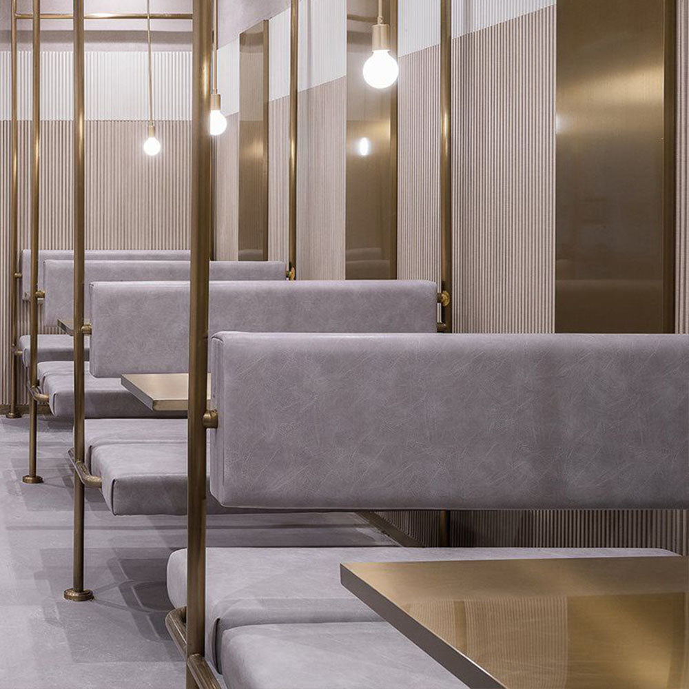 HUALIN Luxury restaurant hotel sofa booth customization