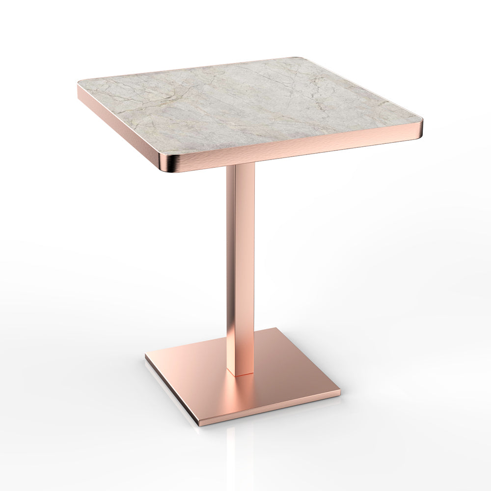 HUALIN Restaurant luxury sintered stone dining table with comfortable chairs, customizable material, color and size