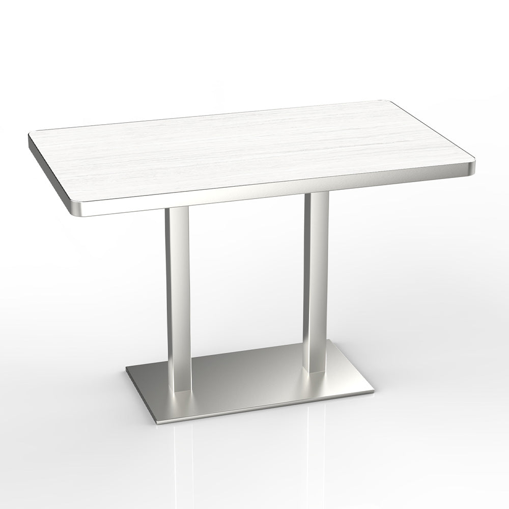 HUALIN Natural style dining room wood grain pattern luxury rock slab dining table sintered stone dining table custom sizes and colors