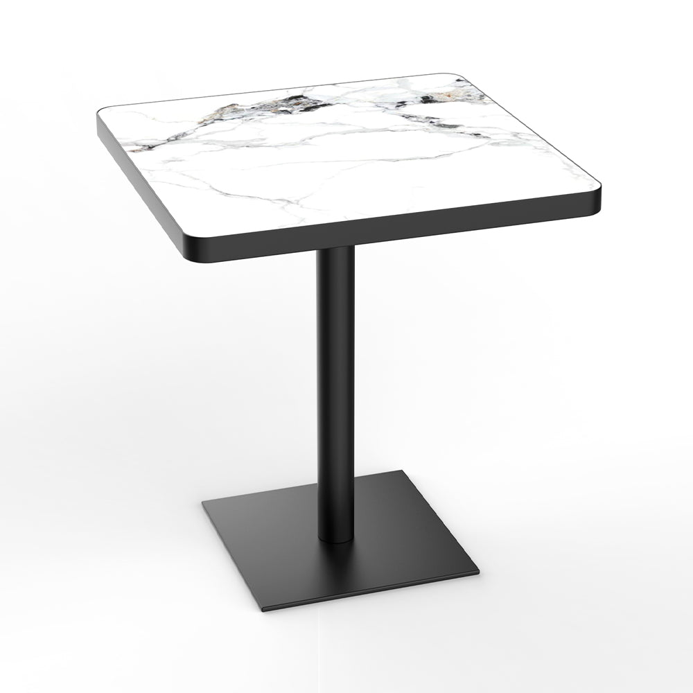 HUALIN Restaurant luxury sintered stone dining table with comfortable chairs, customizable material, color and size