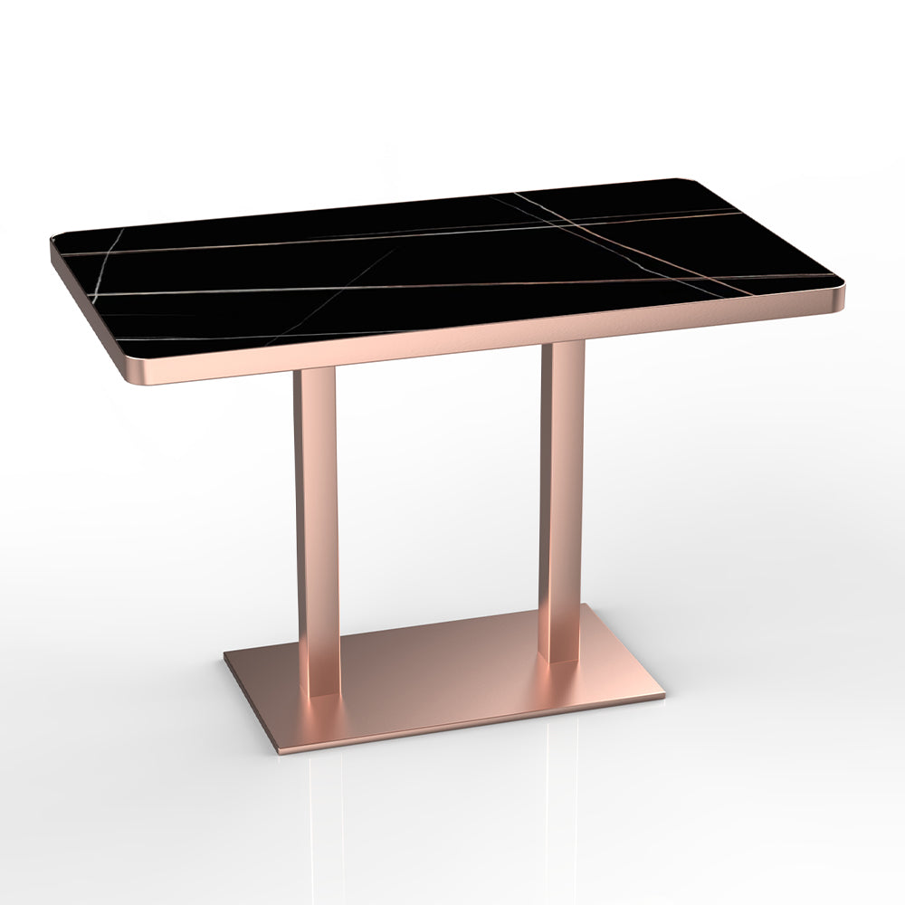HUALIN Modern style theme restaurant luxury sintered stone dining table, marble dining table batch customization color and size can be customized